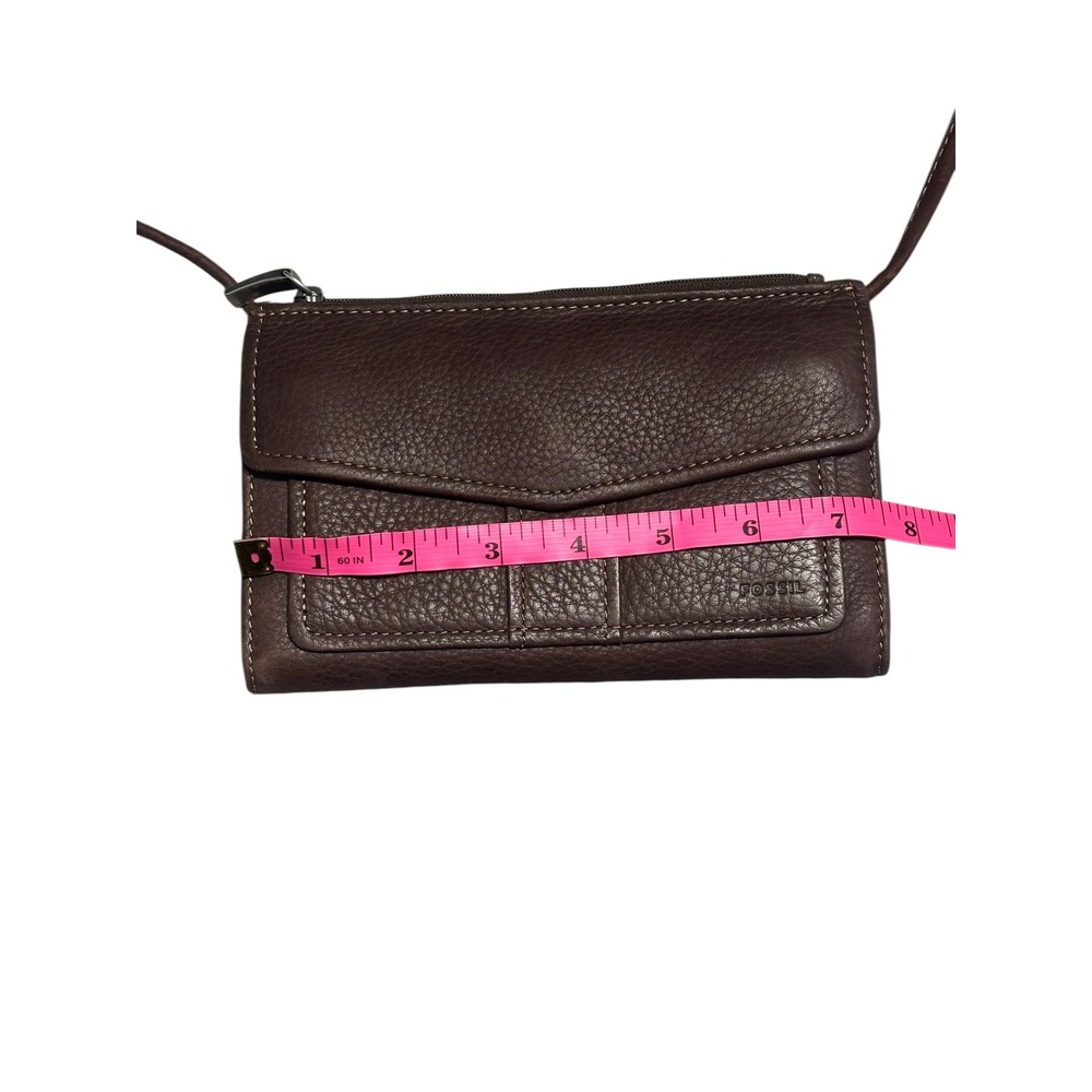 Fossil Brown Pebbled‎ Leather Crossbody
Wallet Bag - Picture 15 of 16